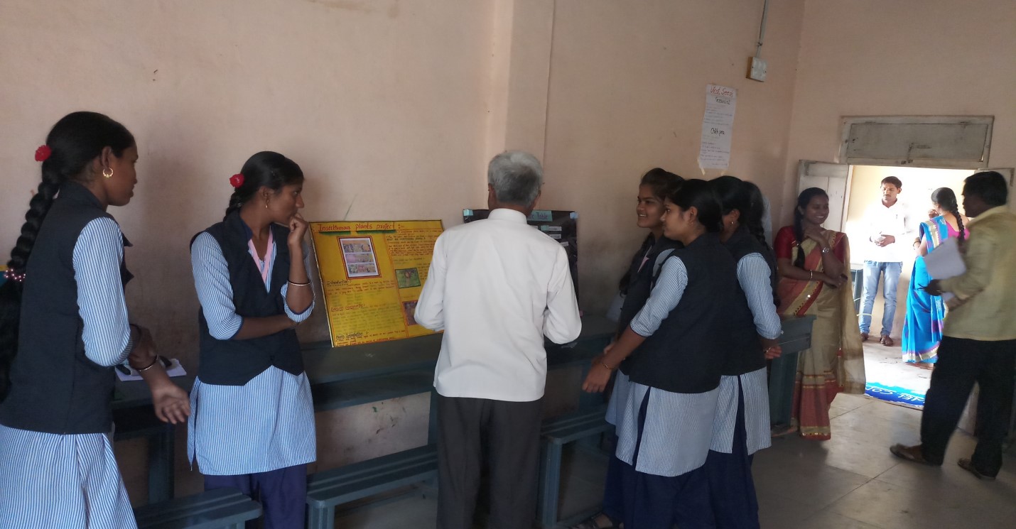 Science Exhibition conducted by Science department ( Periodic Table presented by the students)